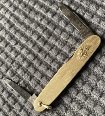 Antique Gold Filled Pen Knife-Fraternal?-By N.F.I.C.- 1871-1921 - Image 1 of 4