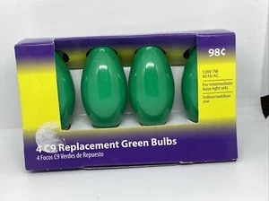 Light Keeper Pro C9 Replacement Bulbs Ceramic Green Incandescent Count 4 - Picture 1 of 2
