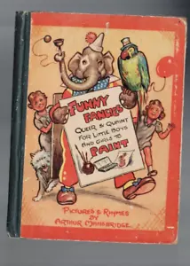 ANTIQUARIAN CHILDRENS ,FUNNY FANCIES by ARTHUR MANSBRIDGE c 1930's - Foto 1 di 1