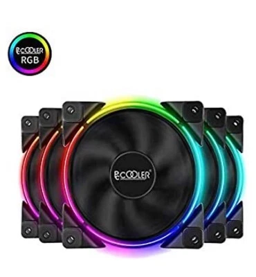 Pccooler Corona 5-1 FRGB Kit 120mm 4Pin PWM Fan - Image 1 of 4