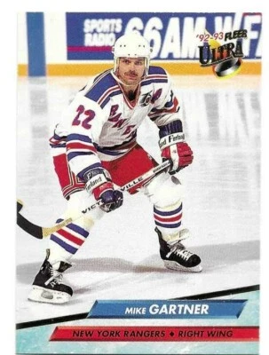 MIKE GARTNER 1992-93 FLEER ULTRA CARD NM-MT+ CONDITION - Image 1 of 2
