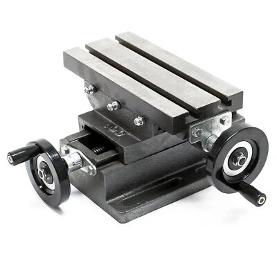 Kreuztisch 220x100mm Koordinatentisch Frästisch Achsen Bohrtisch Fräsständer - Bild 1 von 4