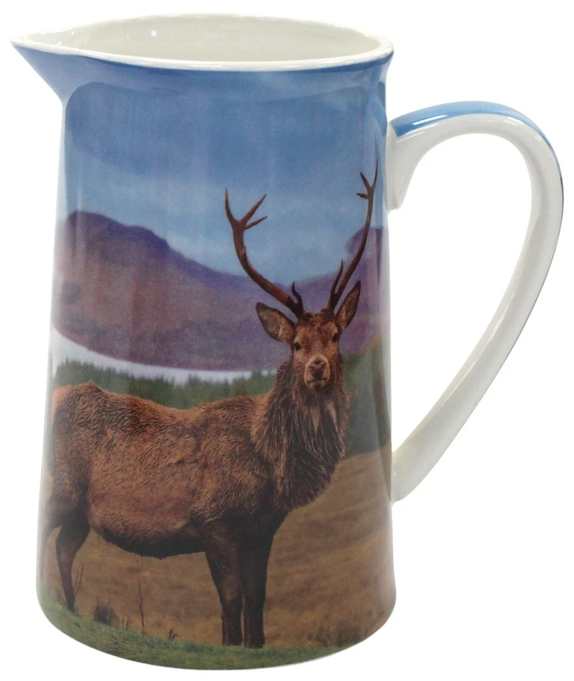Leonardo Collection Fine China 500ml Jug Wildlife Design Milk Jug Tea Coffee Jug - Image 1 of 4
