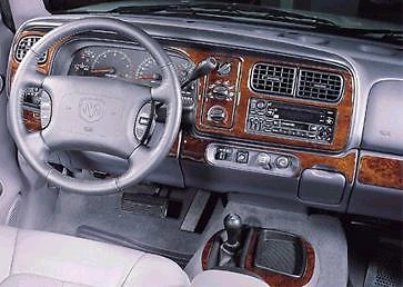 DODGE DURANGO DAKOTA FIT 1997 1998 1999 2000 INTERIOR 20 PCS WOOD DASH TRIM KIT - Image 1 of 4