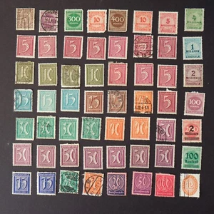 GERMANY Postage Stamps Bundle - Pre-war 1920s Dailies A15 - Picture 1 of 1