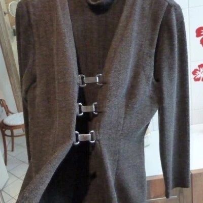 Lori Weidner Tunika Kleid Gr.42 , grau  - Bild 1 von 4