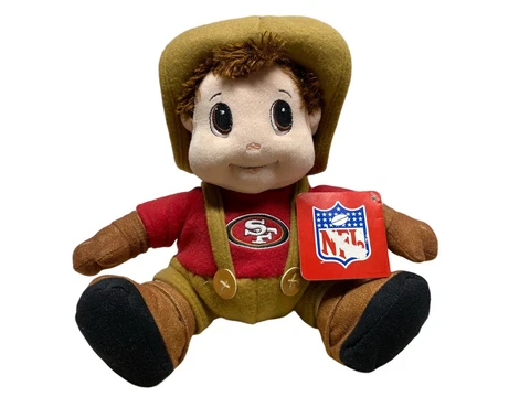 New w/tags NFL San Francisco 49ers Lil' Fans Plush Mascot Stuffed Doll Toy 9” Cover