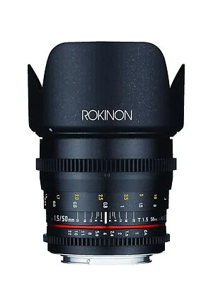 Rokinon Cine DS 50mm T1.5 Full Frame Prime Cine Lens for Canon EF- Model DS50M-C - Image 1 of 4
