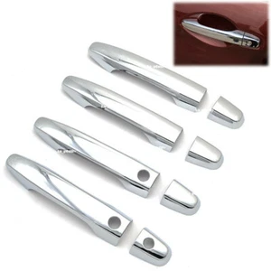 Chrome Door Handle Cover Trim W/ Smart Key Cutout Kit For Honda CR-V 2012-2016 - Imagen 1 de 5