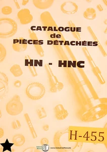 HEB HN-HNC, Pieces Detachees French, Parts Manual - Picture 1 of 3