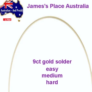 9ct Yellow Gold Solder - Easy, Medium & Hard - Bild 1 von 12