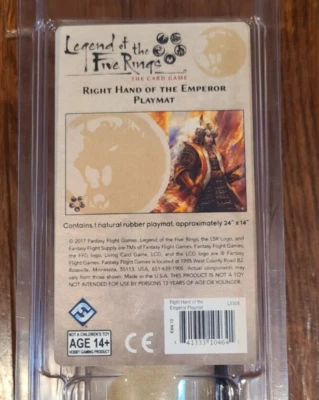Legend of the Five Rings LCG Right Hand of the Emperor - Lion Clan Playmat - New - Image 1 of 2