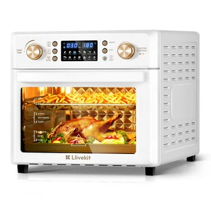 LLIVEKIT 26L Heißluftfritteuse Minibackofen mit Umluft 14 in 1 Airfryer 1700W - Bild 1 von 12