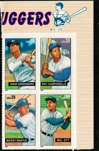 Scott 4080-4083 39¢ Baseball Sluggers MNH Free shipping in USA! - Picture 1 of 1