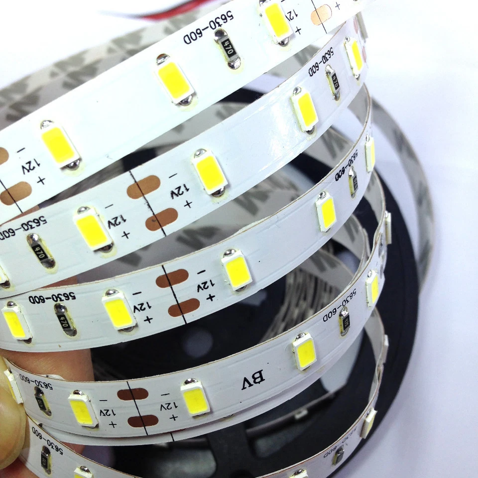 Striscia LED EPISTAR SDM5630 5MT Bianco Caldo Garantita per Sicurezza e Durata - Immagine 1 di 1