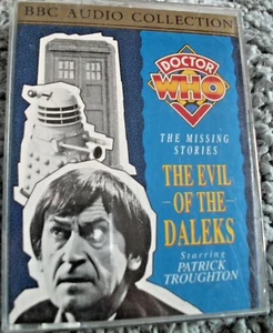 DOCTOR WHO: EVIL OF THE DALEKS ~Missing Stories : 2 x Tapes - Read by Tom Baker - Picture 1 of 2