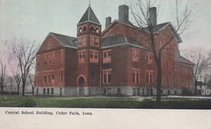 Edificio Central School - Cedar Falls, Iowa - litografía sin publicar - Imagen 1 de 3