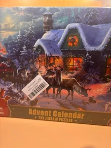 The Jigsaw Puzzle Advent Calendar 'The Christmas" 1008 pc 27.5 x 19.7 New - Picture 1 of 4