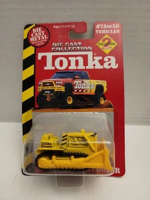 Maisto TONKA Bulldozer #28 OF 50 Die Cast Yr 2000 Collection Construction Dozer - Image 1 of 4