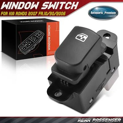 1xRear Right Passenger Side Power Window Switch for Kia Rondo 2007 Fr.10/30/2006 - Image 1 of 4