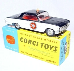 Corgi Toys England 1:43 OLDSMOBILE "SHERIFF" CAR #237 Good+ Original Box 1962 - Picture 1 of 10
