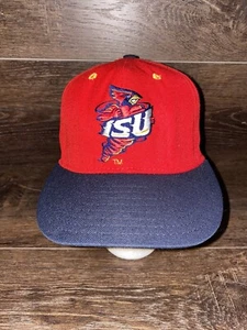 Vintage Iowa State Cyclones Hat Cap Fitted 6 7/8 Red TPX Pro Model Made In USA - Picture 1 of 7