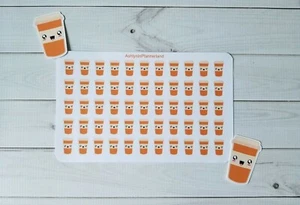 Pumpkin Spice Latte, PSL Planner Stickers- Perfect For Erin Condren, Hobonichi - Picture 1 of 6