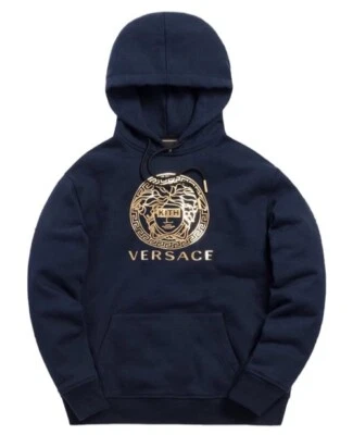 KITH x VERSACE MEDUSA Azul Marino Talla S Muy Limitado Bogo Box Logo Foto 1 de 4