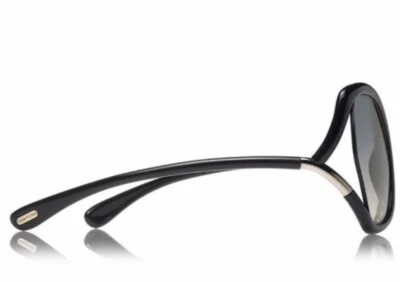 Tom Ford Astrid 02 TF 579 01Z Black Gold Violet Pink Mirror Lens Women Sunglass - Image 1 of 4