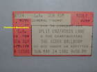 Split Enz / Robin Lane Concert Ticket Stub 1981 Houston Agora Ballroom Very Rare