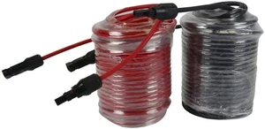 Cavo fotovoltaico TEMCo 10 AWG prolunga pannello solare MC4 - 125 piedi nero + 125 piedi rosso USA - Foto 1 di 7