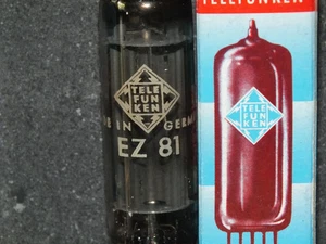EZ81 Telefunken Square Getter 6CA4 NOS Neu in OVP Mullard, Blackburn - Bild 1 von 9
