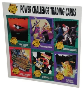Nintendo Power Challenger Trading Cards Sheet - (Turn & Burn, Darkwing Duck, Sup - Picture 1 of 4