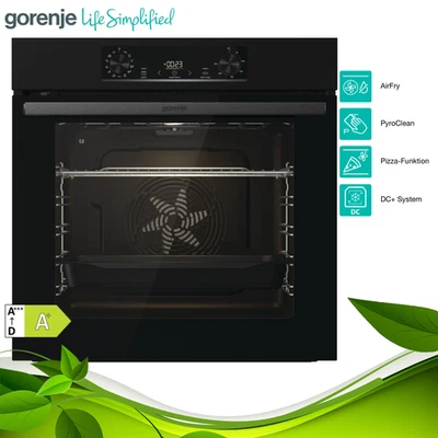 Gorenje BOS6737E02B Pyrolyse AirFry PerfectGrill Schwarz Multisystem Backofen - Bild 1 von 4
