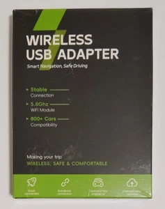 USB Wireless Apple CarPlay Smart Adapter for iPhone-Wireless Dongle, Plug & Play - Afbeelding 1 van 2