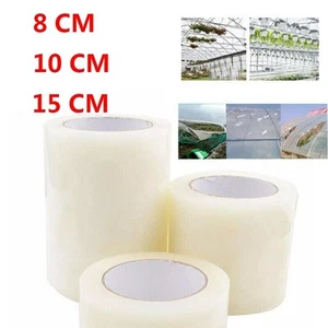 10m Extra Stark Klar Zum Selbermachen Gewächshaus PolyTunnel Reparaturen Klebeband Aufkleber - Bild 1 von 16