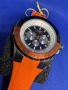 Invicta Aviator silver/orange mod 33035 men’s wristwatch - Picture 1 of 12