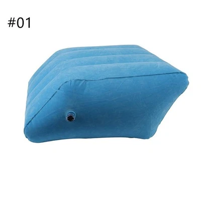 Práctico cojín de almohada inflable de PVC grande con cuña reposapiés elevador Foto 1 de 4