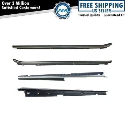 Barrido de ventana delantero y trasero interior y exterior para Chevrolet 80-90 80-86 Pontiac Foto 1 de 4