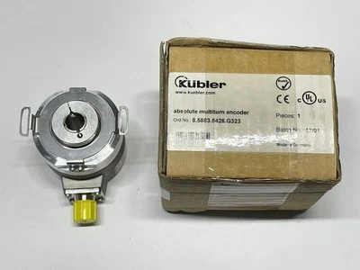 Kubler Sendix 5883 Hollow Shaft Absolute Encoder 8.5883.5426.G323 SSI Gray 12mm - Image 1 of 4
