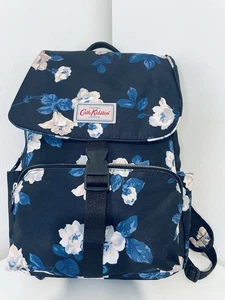 Cath Kidston blue floral Buckle Backpack With Laptop Compartment - Picture 1 of 9