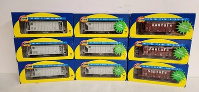 Athearn HO RTR 40' GATC 2600cf Airslide Hopper Santa Fe, Set of 9 Cars - Image 1 of 4