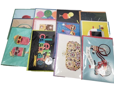 Burgoyne Greeting Cards Lot of 12 Embellished Blank Birthday & More New & Sealed - Image 1 of 4