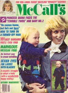 1984 McCalls Princess Diana William Dynasty Fashion Linda Evans Joan Collins 80s - Picture 1 of 1