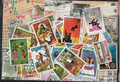 belize Stamps 300 different stamps Cover