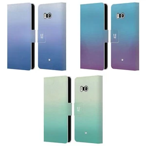 HEAD CASE DESIGNS OMBRE LEATHER BOOK WALLET CASE COVER FOR HTC PHONES 1 - Picture 1 of 7