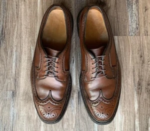 Florsheim Imperial 93602 9.5 D punta de ala larga Kenmoor cañonera de colección 1969 EE. UU. - Imagen 1 de 15