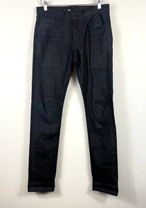 3x1 NYC Jean Made Here Hombre Pierna Recta Pantalones Azul Botón Mosca tiro bajo Talla 30 - Imagen 1 de 13