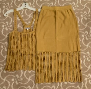 Harare Knit Skirt & Top Size Medium - Picture 1 of 5
