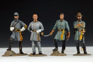 Marco Polo CW-002 "Confederate Generals Set" 1/30 Metal Toy Soldiers - Picture 1 of 1